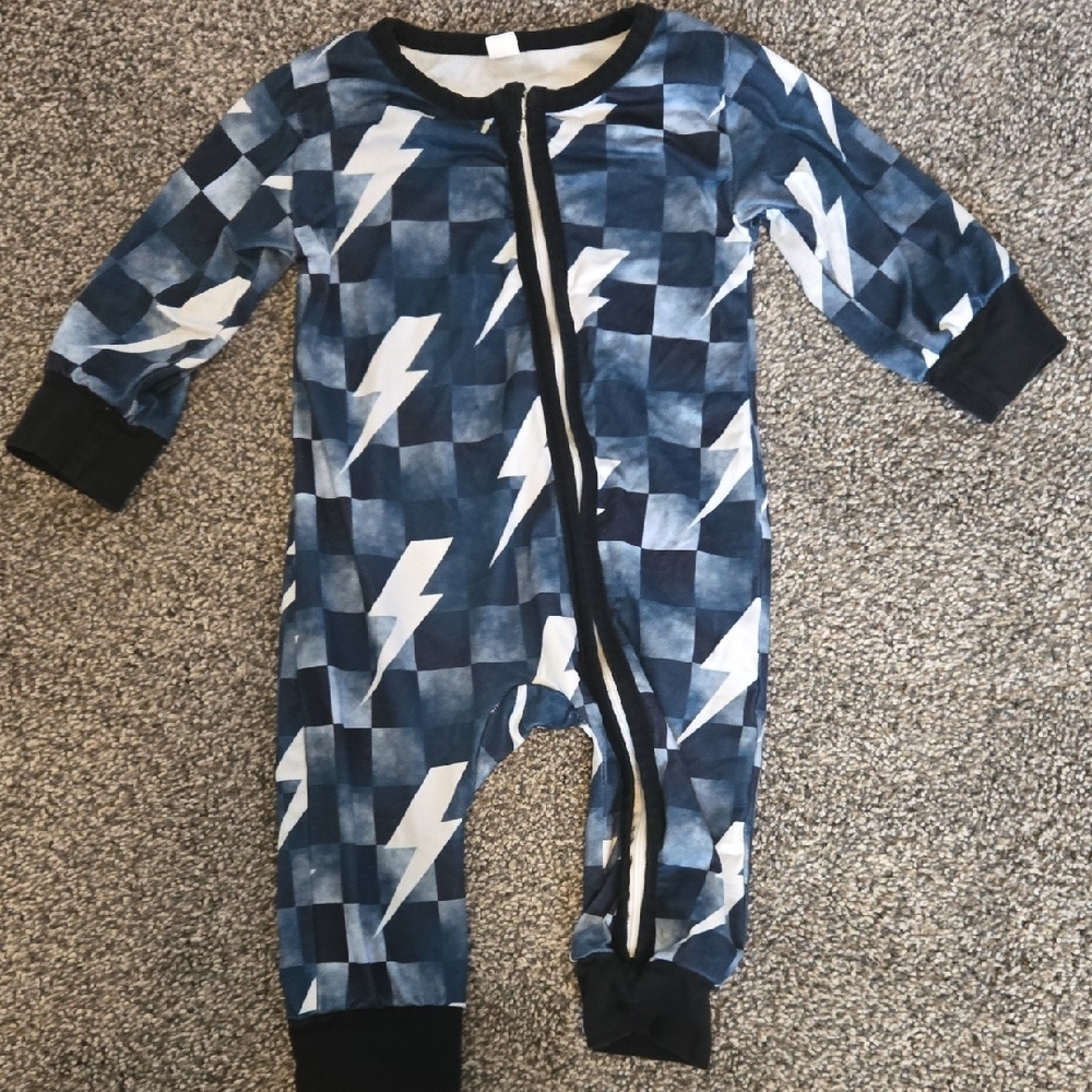Blue Lightning Kids One Piece